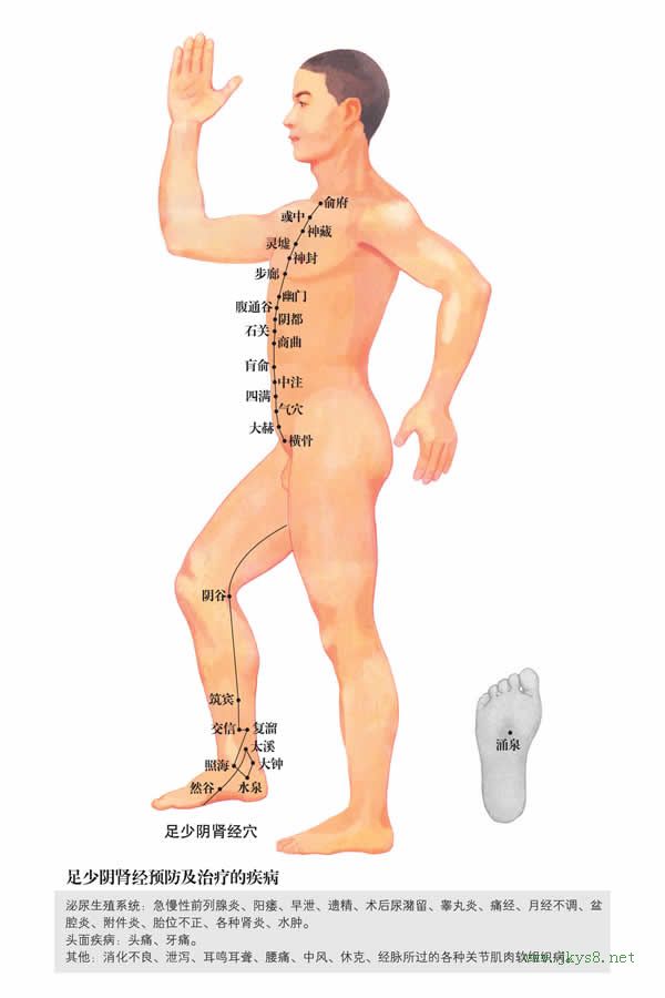 中注穴：腎經(jīng)(圖文)